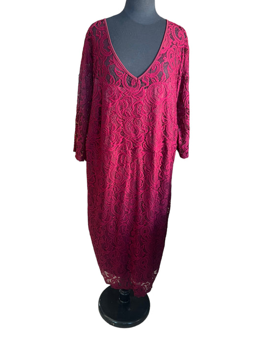 Chicwe Red Lace Dress