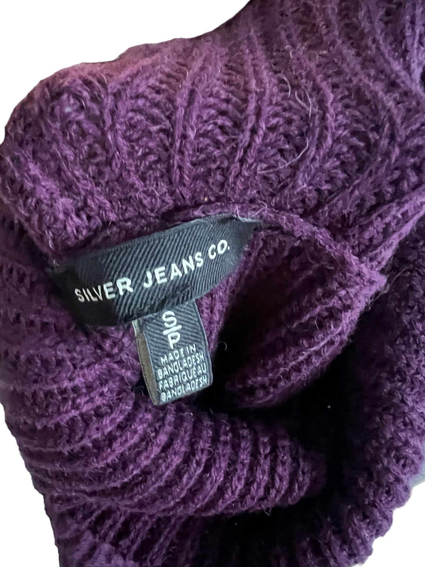 Silver Jeans Purple Sleeveless Sweater