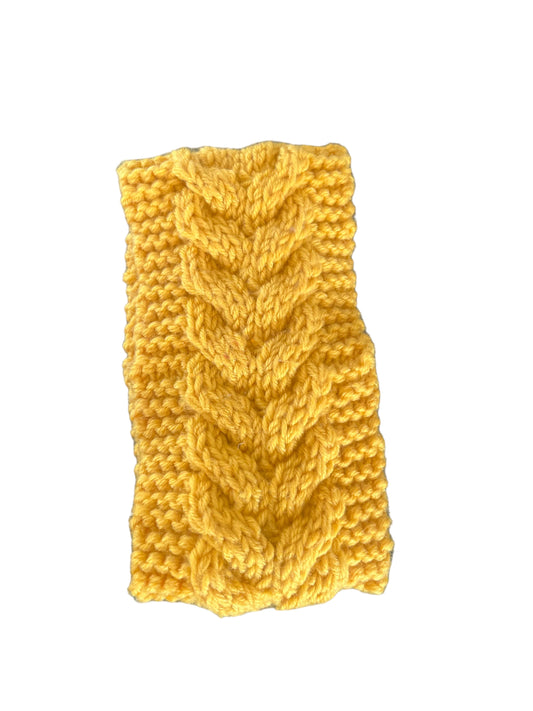 Mustard Knit Ear-Warmer