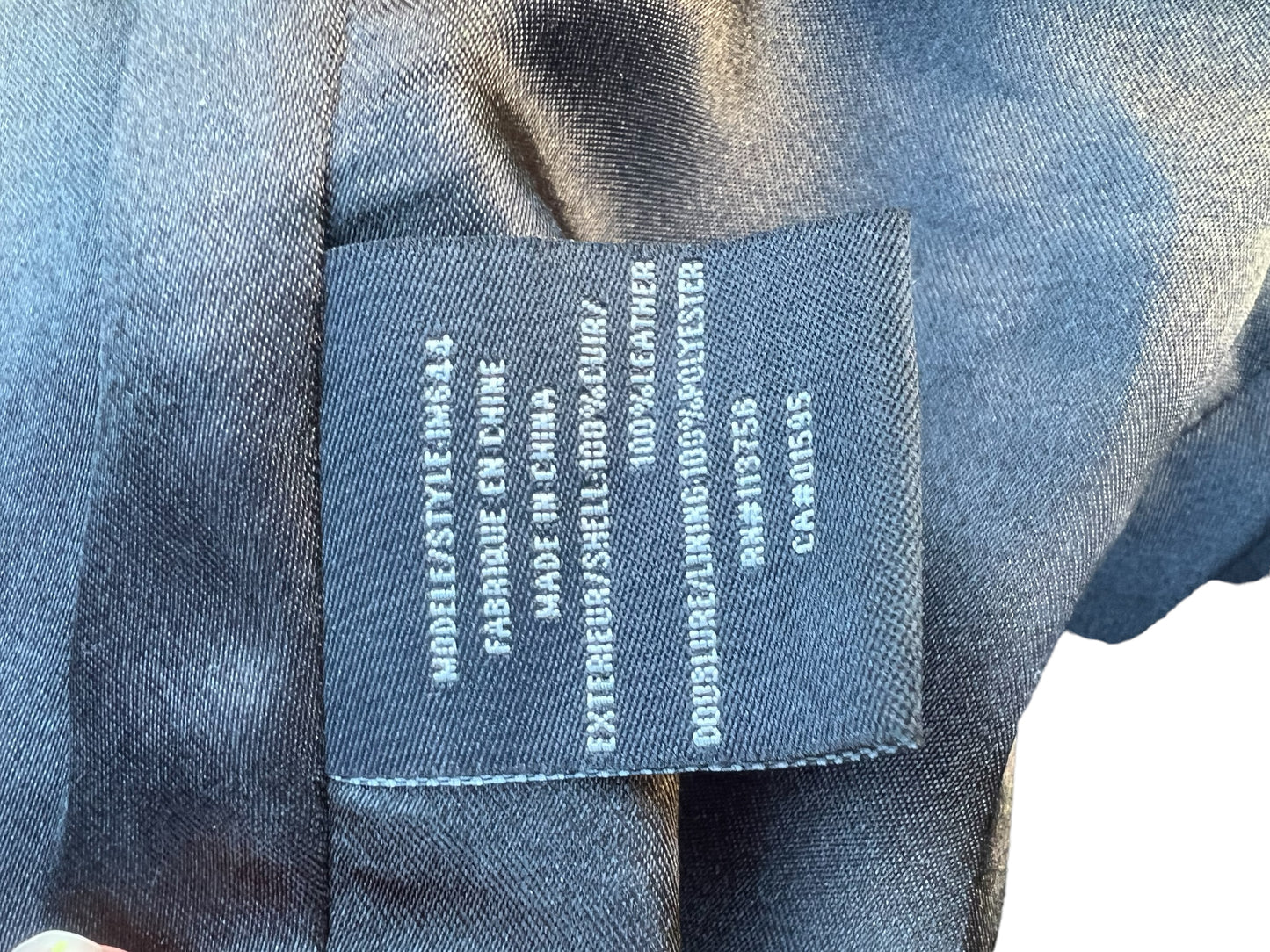 Issac Mizrahi Genuine Leather Black Jacket
