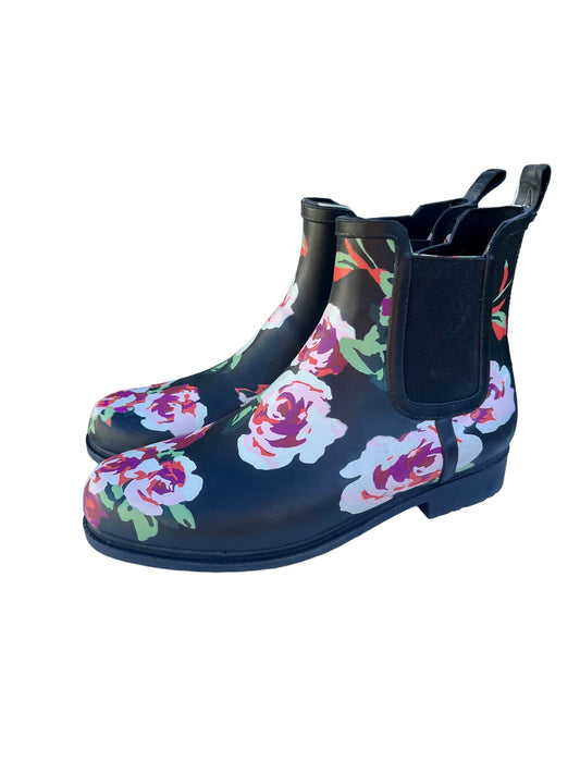 Floral Rubber Boots