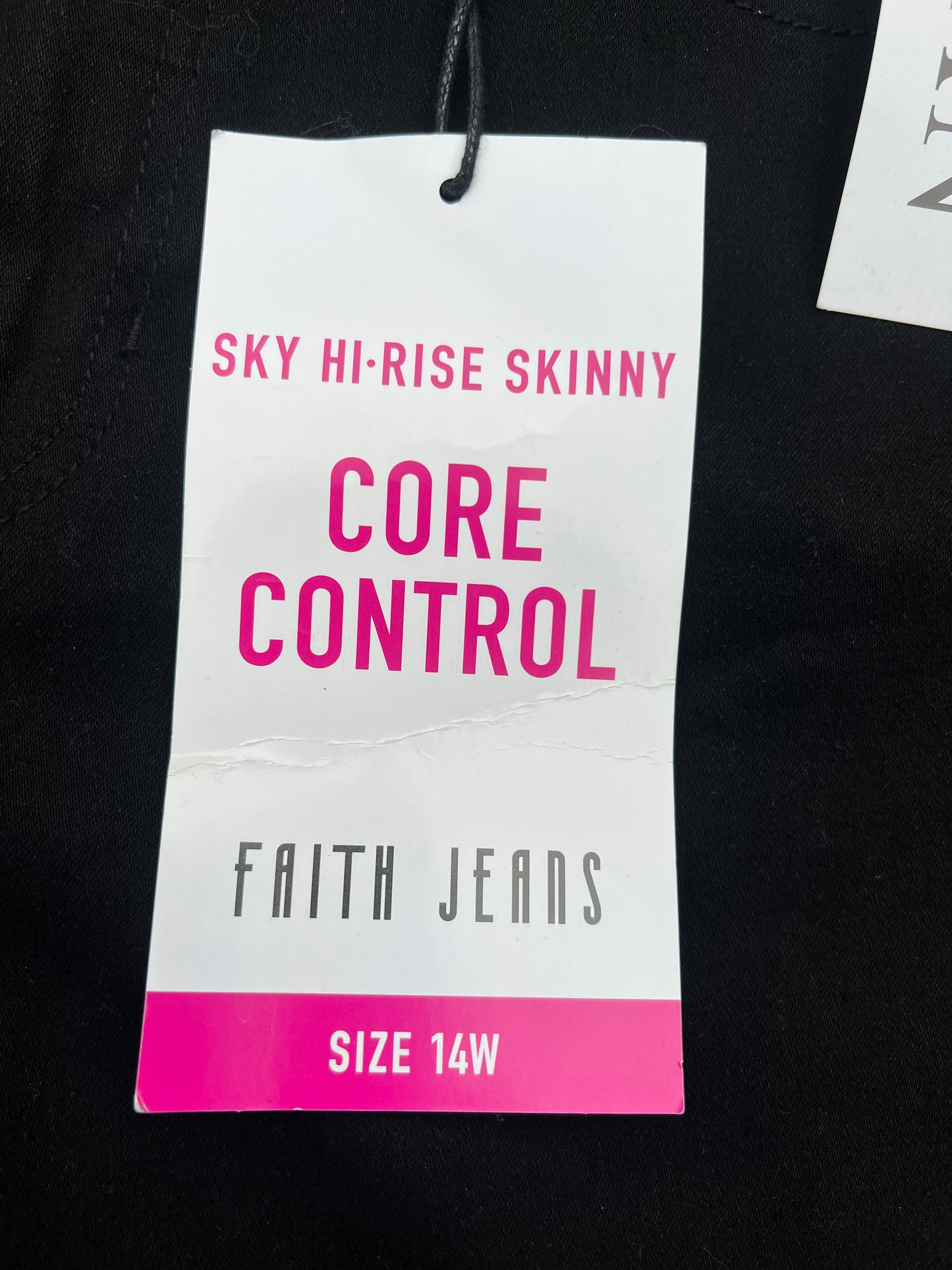 Faith Black Core Control Jeans